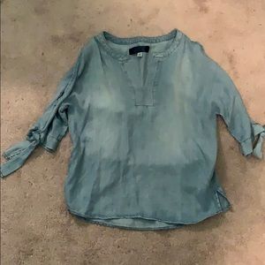 Denim blouse